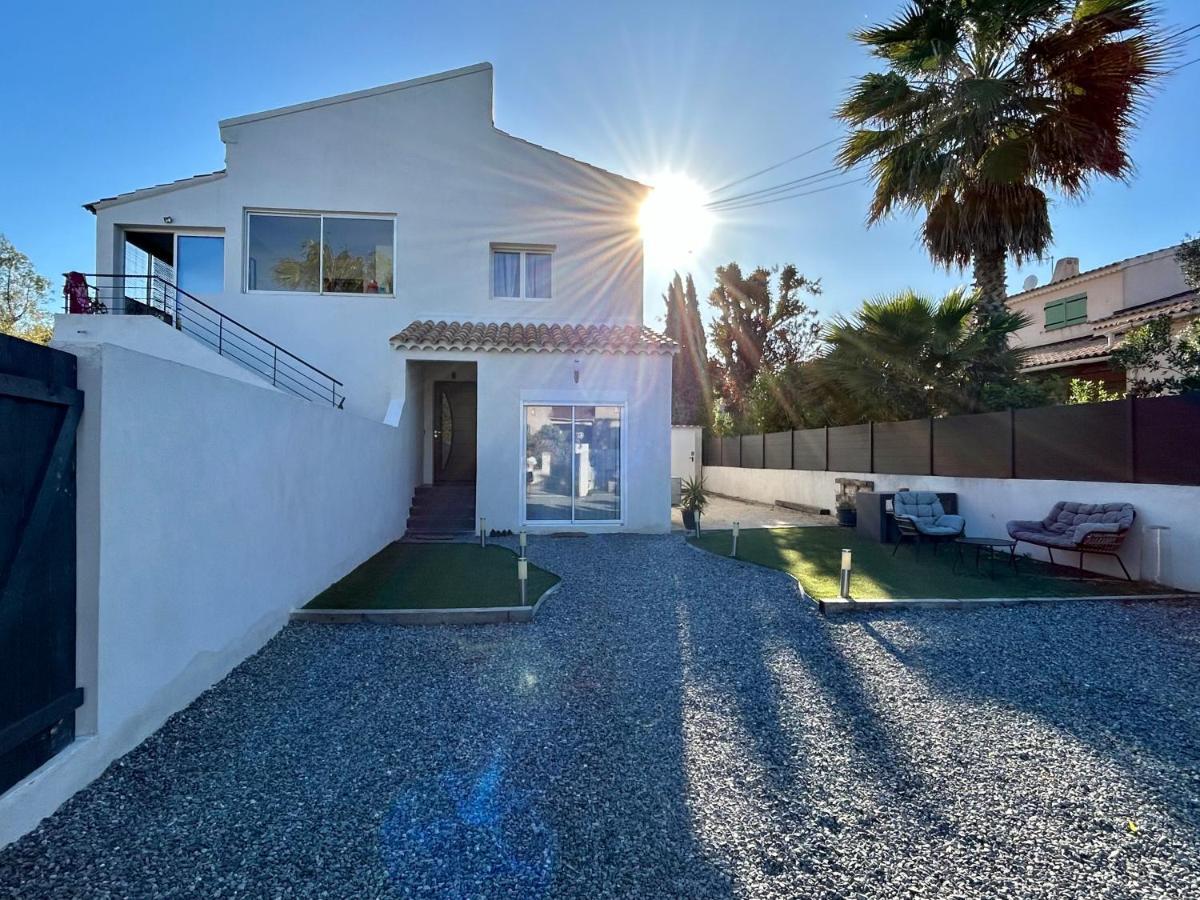Charmant Studio Dans Villa - Parking - Jardin La Seyne-sur-Mer Εξωτερικό φωτογραφία